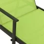 Sonnenliege aus Stahl und grünem Textilene von vidaXL, Liegen - Ref: Foro24-317598, Preis: 115,72 €, Rabatt: %