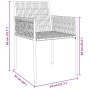 Set de Comedor de Jardín de 7 Piezas con Cojines en Poliratán Negro von , Gartenstühle - Ref: Foro24-3379104, Preis: 607,21 €...