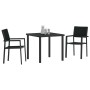 Conjunto de Comedor de Jardín de 5 Piezas en Ratán de Polietileno Negro von , Gartenstühle - Ref: Foro24-3379151, Preis: 317,...