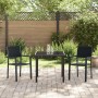 Conjunto de Comedor de Jardín de 5 Piezas en Ratán de Polietileno Negro von , Gartenstühle - Ref: Foro24-3379151, Preis: 317,...