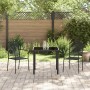Juego de Comedor de Jardín de 7 Piezas Negro Cuerda de Algodón y Acero | Foro24.es | Tu tienda online para hogar, jardín y más Foro24.es