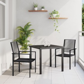 Conjunto de Comedor de Jardín de 7 Piezas Negro Ratán PVC von , Gartenstühle - Ref: Foro24-3379167, Preis: 381,94 €, Rabatt: %