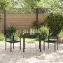 Juego de Comedor de Jardín de 7 Piezas Negro Ratán de PVC | Foro24.es | Tu tienda online para hogar, jardín y más Foro24.es
