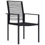 Set de Comedor de Jardín de 9 Piezas Negro Ratán de PVC | Foro24.es | Tu tienda online para hogar, jardín y más Foro24.es