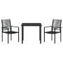 Set de Comedor de Jardín de 9 Piezas Negro Ratán de PVC | Foro24.es | Tu tienda online para hogar, jardín y más Foro24.es