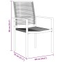 Set de Comedor de Jardín de 9 Piezas Negro Ratán de PVC | Foro24.es | Tu tienda online para hogar, jardín y más Foro24.es