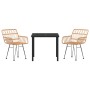 Juego de Comedor de Jardín de 3 Piezas von , Gartenstühle - Ref: Foro24-3379177, Preis: 221,62 €, Rabatt: %