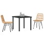 Juego de Comedor de Jardín de 7 Piezas Marrón Polirattan by , Garden chairs - Ref: Foro24-3379195, Price: 560,17 €, Discount: %