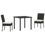 Juego de Comedor de Jardín 5 Piezas Negro Poliratán von , Gartenstühle - Ref: Foro24-3379206, Preis: 318,65 €, Rabatt: %