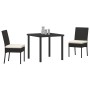 Juego de Comedor de Jardín 5 Piezas Negro Poliratán von , Gartenstühle - Ref: Foro24-3379206, Preis: 318,65 €, Rabatt: %