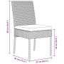 Juego de Comedor de Jardín 5 Piezas Negro Poliratán von , Gartenstühle - Ref: Foro24-3379206, Preis: 318,65 €, Rabatt: %