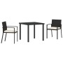 Conjunto de comedor de jardín de 5 piezas Poliratán negro von , Gartenstühle - Ref: Foro24-3379234, Preis: 257,91 €, Rabatt: %