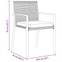 Conjunto de Comedor de Jardín de 7 Piezas Poliratán Negro | Foro24.es | Tu tienda online para hogar, jardín y más Foro24.es