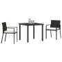 Juego de Comedor de Jardín de 7 Piezas Gris Poliratán by , Garden chairs - Ref: Foro24-3379245, Price: 404,70 €, Discount: %