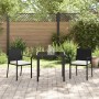 Juego de Comedor de Jardín de 7 Piezas Gris Poliratán by , Garden chairs - Ref: Foro24-3379245, Price: 404,70 €, Discount: %