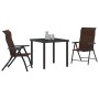 Set de Comedor de Jardín de 3 Piezas Marrón Poliratán | Foro24.es | Tu tienda online para hogar, jardín y más Foro24.es