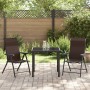 Set de Comedor de Jardín de 3 Piezas Marrón Poliratán | Foro24.es | Tu tienda online para hogar, jardín y más Foro24.es