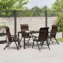 Set de Comedor de Jardín de 5 Piezas Marrón Poliratán | Foro24.es | Tu tienda online para hogar, jardín y más Foro24.es