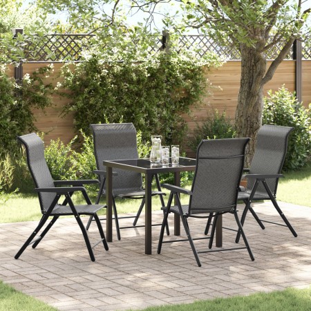 Conjunto de jardín de 5 piezas Gris Polirratán von , Gartenstühle - Ref: Foro24-3379276, Preis: 347,32 €, Rabatt: %