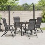 Conjunto de jardín de 5 piezas Gris Polirratán de , Sillas de jardín - Ref: Foro24-3379276, Precio: 341,52 €