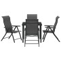 Conjunto de jardín de 5 piezas Gris Polirratán von , Gartenstühle - Ref: Foro24-3379276, Preis: 347,32 €, Rabatt: %