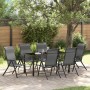 Conjunto de Comedor de Jardín de 7 Piezas Gris Poliratán de , Sillas de jardín - Ref: Foro24-3379279, Precio: 563,15 €, Descu...