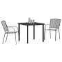 Conjunto de Comedor de Jardín de 5 Piezas Antracita Acero von , Gartenstühle - Ref: Foro24-3379285, Preis: 326,55 €, Rabatt: %