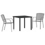 Set de Comedor de Jardín de 4 Piezas de Acero Antracita von , Gartenstühle - Ref: Foro24-3379288, Preis: 548,20 €, Rabatt: %