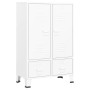 Industrieschrank aus weißem Stahl, 67 x 35 x 107 cm von vidaXL, Kleiderschränke - Ref: Foro24-339611, Preis: 173,20 €, Rabatt: %