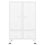 Industrieschrank aus weißem Stahl, 67 x 35 x 107 cm von vidaXL, Kleiderschränke - Ref: Foro24-339611, Preis: 173,20 €, Rabatt: %