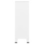 Industrieschrank aus weißem Stahl, 67 x 35 x 107 cm von vidaXL, Kleiderschränke - Ref: Foro24-339611, Preis: 173,20 €, Rabatt: %