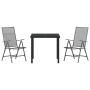 Conjunto de Comedor Jardín de 7 piezas Antracita by , Garden chairs - Ref: Foro24-3379293, Price: 436,83 €, Discount: %