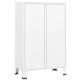 Industrieschrank aus weißem Stahl, 67 x 35 x 107 cm von vidaXL, Kleiderschränke - Ref: Foro24-339611, Preis: 173,20 €, Rabatt: %