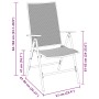 Conjunto de Comedor Jardín de 7 piezas Antracita by , Garden chairs - Ref: Foro24-3379293, Price: 436,83 €, Discount: %