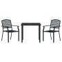 Juego de Comedor de Jardín de 5 Piezas de Acero Antracita de , Sillas de jardín - Ref: Foro24-3379305, Precio: 384,82 €, Desc...