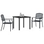 Juego de Comedor de Jardín de 9 Piezas en Acero Antracita | Foro24.es | Tu tienda online para hogar, jardín y más Foro24.es