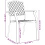 Juego de Comedor de Jardín de 9 Piezas en Acero Antracita | Foro24.es | Tu tienda online para hogar, jardín y más Foro24.es
