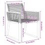 Conjunto de Comedor de Jardín de 9 Piezas Negro Poliratán by , Garden chairs - Ref: Foro24-3379316, Price: 694,04 €, Discount: %