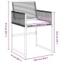 Conjunto de Comedor de Jardín de 5 Piezas Poliratán Negro | Foro24.es | Tu tienda online para hogar, jardín y más Foro24.es