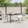 Juego de Comedor de Jardín de 5 Piezas con Cojines Blancos Textilene y Acero de | Foro24.es | Tu tienda online para hogar, jardín y más Foro24.es