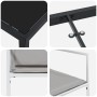 Conjunto de Comedor de Jardín de 9 Piezas con Cojines Blanco Textileno y Acero | Foro24.es | Tu tienda online para hogar, jardín y más Foro24.es