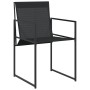Juego de Comedor de Jardín de 5 Piezas Negro Textilene y Acero von , Gartenstühle - Ref: Foro24-3379342, Preis: 223,02 €, Rab...
