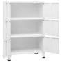 Weißer Industrie-Aufbewahrungskoffer aus Metall, 75 x 40 x 115 cm von vidaXL, Aufbewahrungskisten - Ref: Foro24-339629, Preis...