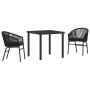 Conjunto de Jardín de 7 Piezas en Ratán Poliéster Gris von , Gartenstühle - Ref: Foro24-3379363, Preis: 650,40 €, Rabatt: %