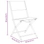 Conjunto de Comedor de Jardín de 5 Piezas Negro Textileno y Acero | Foro24.es | Tu tienda online para hogar, jardín y más Foro24.es
