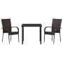 Conjunto de Comedor de Jardín de 5 Piezas Marrón Poliratán von , Gartenstühle - Ref: Foro24-3379395, Preis: 276,91 €, Rabatt: %