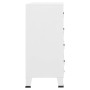 Industrieller Metallschubladenschrank in Weiß 78x40x93 cm von vidaXL, Schubladen - Ref: Foro24-339616, Preis: 184,13 €, Rabat...