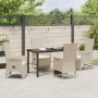 Set de Comedor de Jardín de 5 Piezas con Cojines Beige de Ratán Sintético von , Gartenstühle - Ref: Foro24-3379473, Preis: 57...