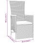 Juego de Comedor de Jardín de 5 Piezas con Cojines Beige de Ratán Poliéster von , Gartenstühle - Ref: Foro24-3379474, Preis: ...