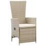Juego de Comedor de Jardín de 7 Piezas con Cojines Beige Ratán Sintético von , Gartenstühle - Ref: Foro24-3379475, Preis: 897...